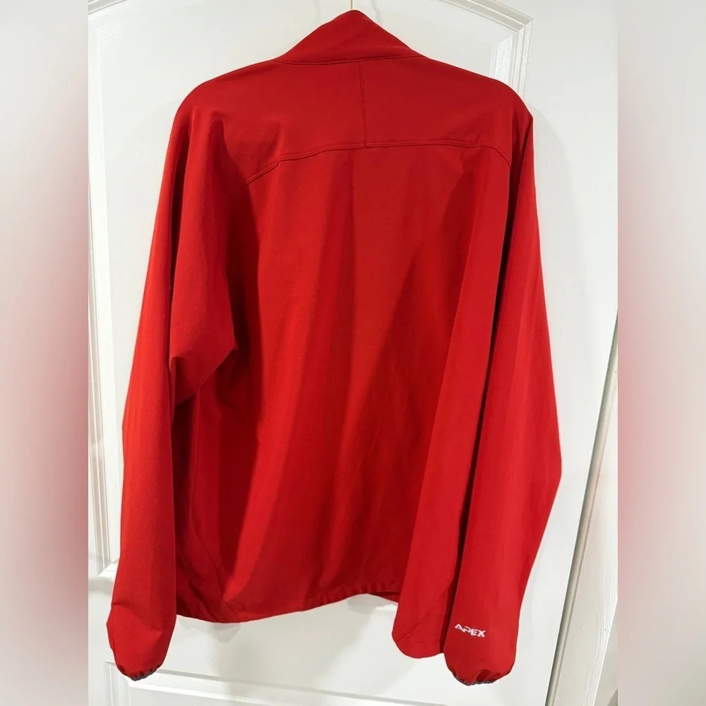 The North Face Flight Series APEX Soft Shell 1/4 Zip Pullover Red XL